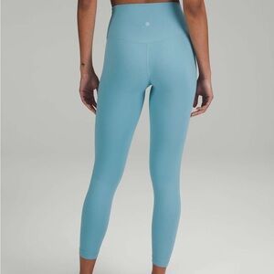 Brand new lululemon align high rise pant  25” in tidal teal